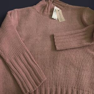 Philosophy Dusty Rose Turtleneck Sweater